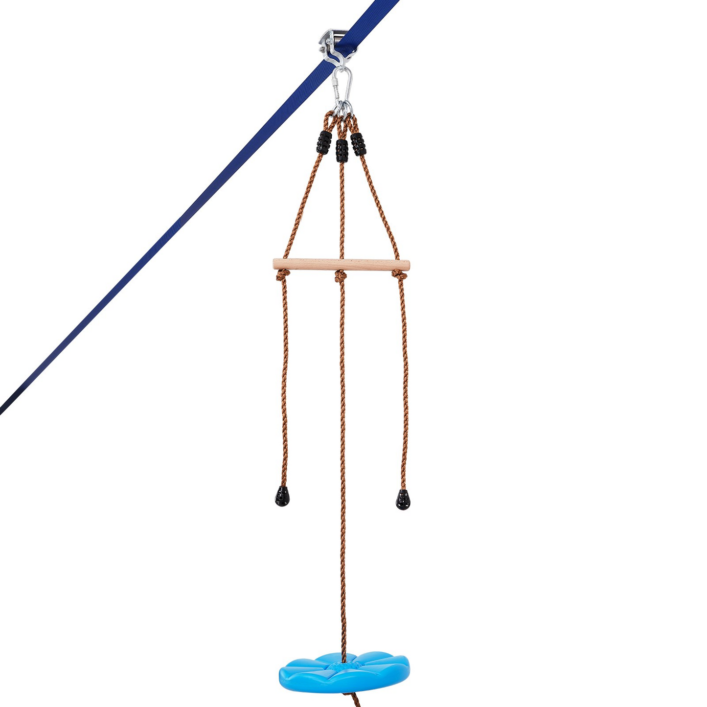 VEVOR 52ft Zip Line Kit: 500lb Load, Ideal for All Ages