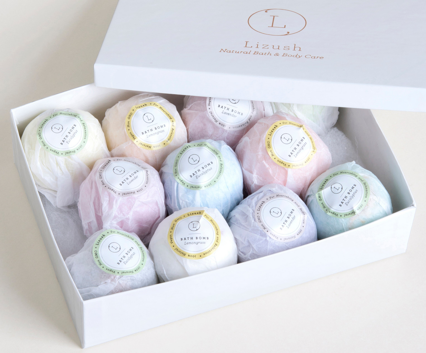 11 Bath Bombs Gift Box +  one Free Bomb to make 12 !!