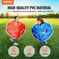 VEVOR Inflatable Bumper Balls 2-Pack, 2FT/0.6M Body Sumo Zorb Balls for Kids, Durable PVC Human Hamster Bubble Balls for Child Outdoor Team Gaming Play, Bumper Bopper Toys for Playground, Yard, Park