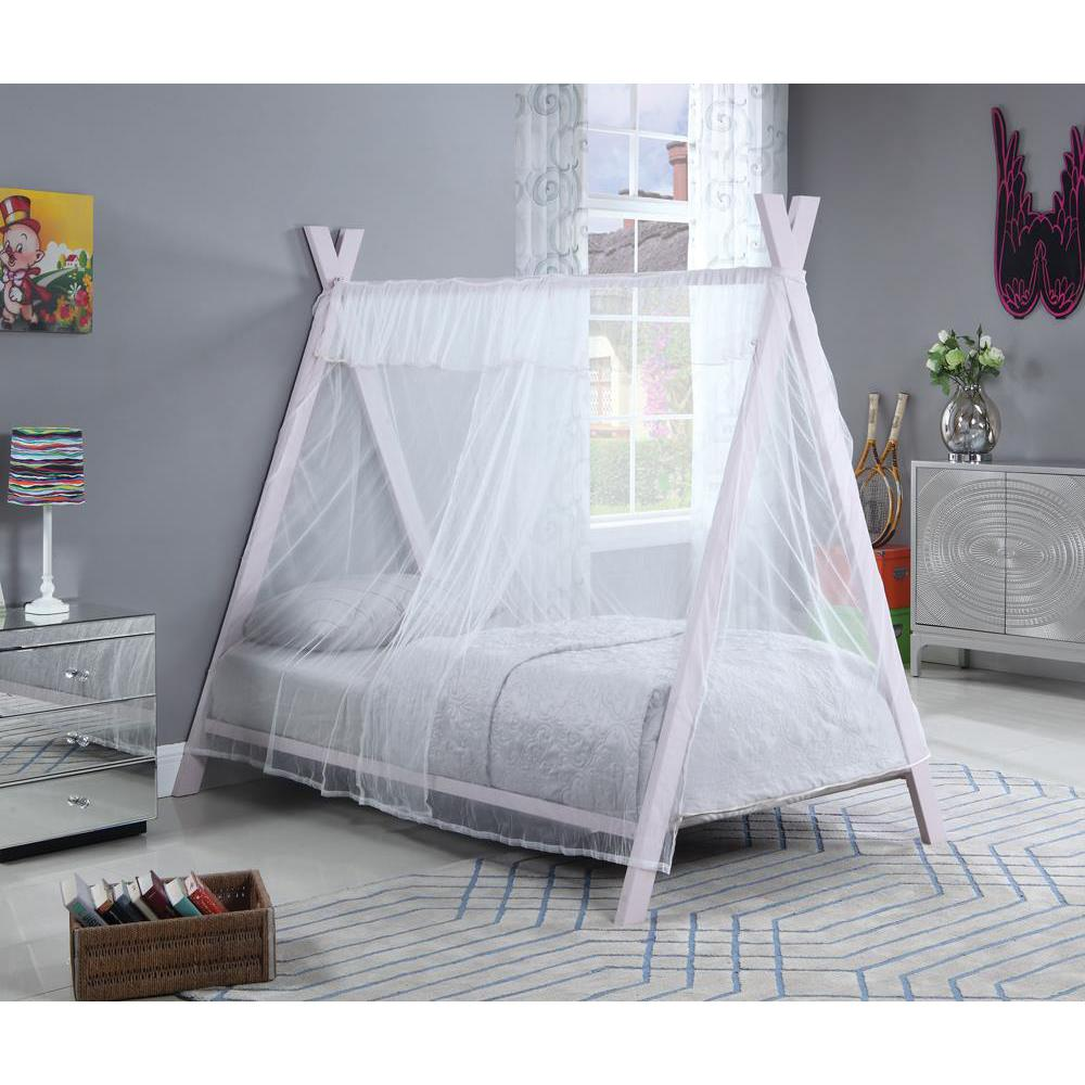 Fultonville Twin Pink Tent Bed - Dreamy Kids' Retreat