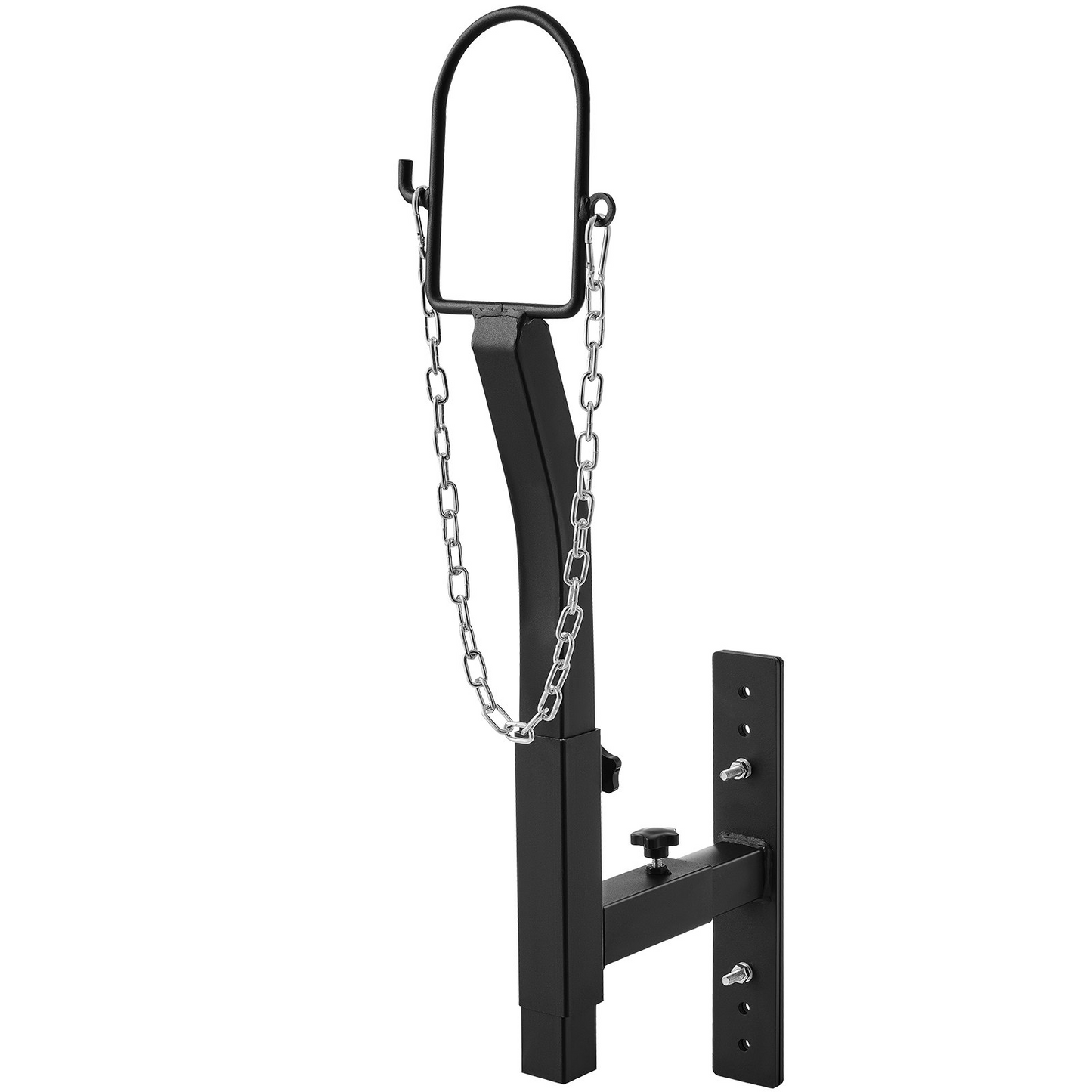 VEVOR Livestock Trimming Stand, Goat & Sheep Stand 9.37-12.8 inch Adjustable Height 0-5.4 inch Width, Metal Goat Milking and Shearing Stand Attachment Nose Loop Headpiece, Black