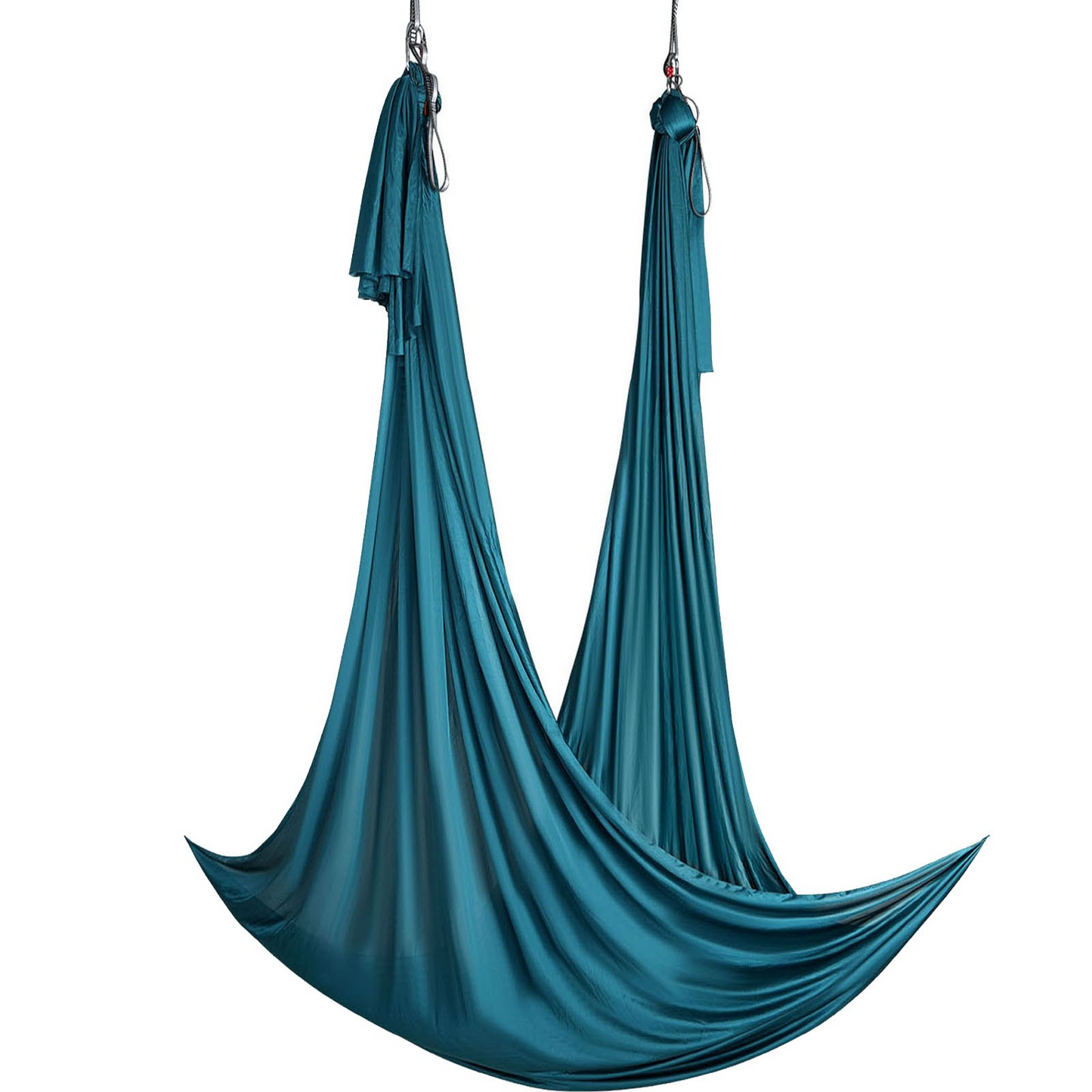 VEVOR Aerial Silk & Yoga Swing, 11 Yards, Aerial Yoga Hammock Kit with 100gsm Nylon Fabric, Full Rigging Hardware & Easy Set-up Guide, Antigravity Flying for All Levels Fitness Bodybuilding, Green