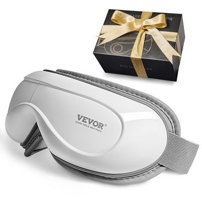 VEVOR Heated Eye Massager Eye Care Device 5 Modes Bluetooth Music 180° Foldable