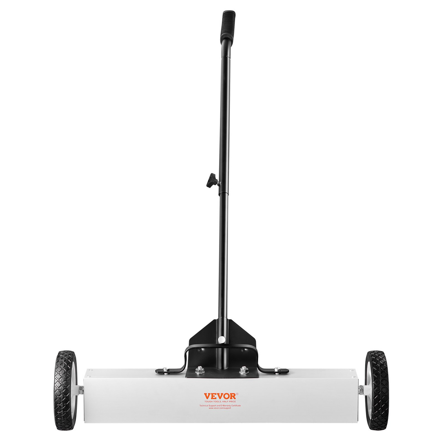 VEVOR 24-Inch Magnetic Sweeper with Wheels Telescoping Magnetic Pickup Tool