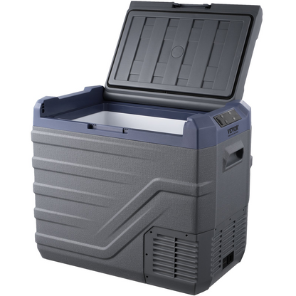 VEVOR 45L Portable Cooler, Single Zone, Compact Design for Home & Car