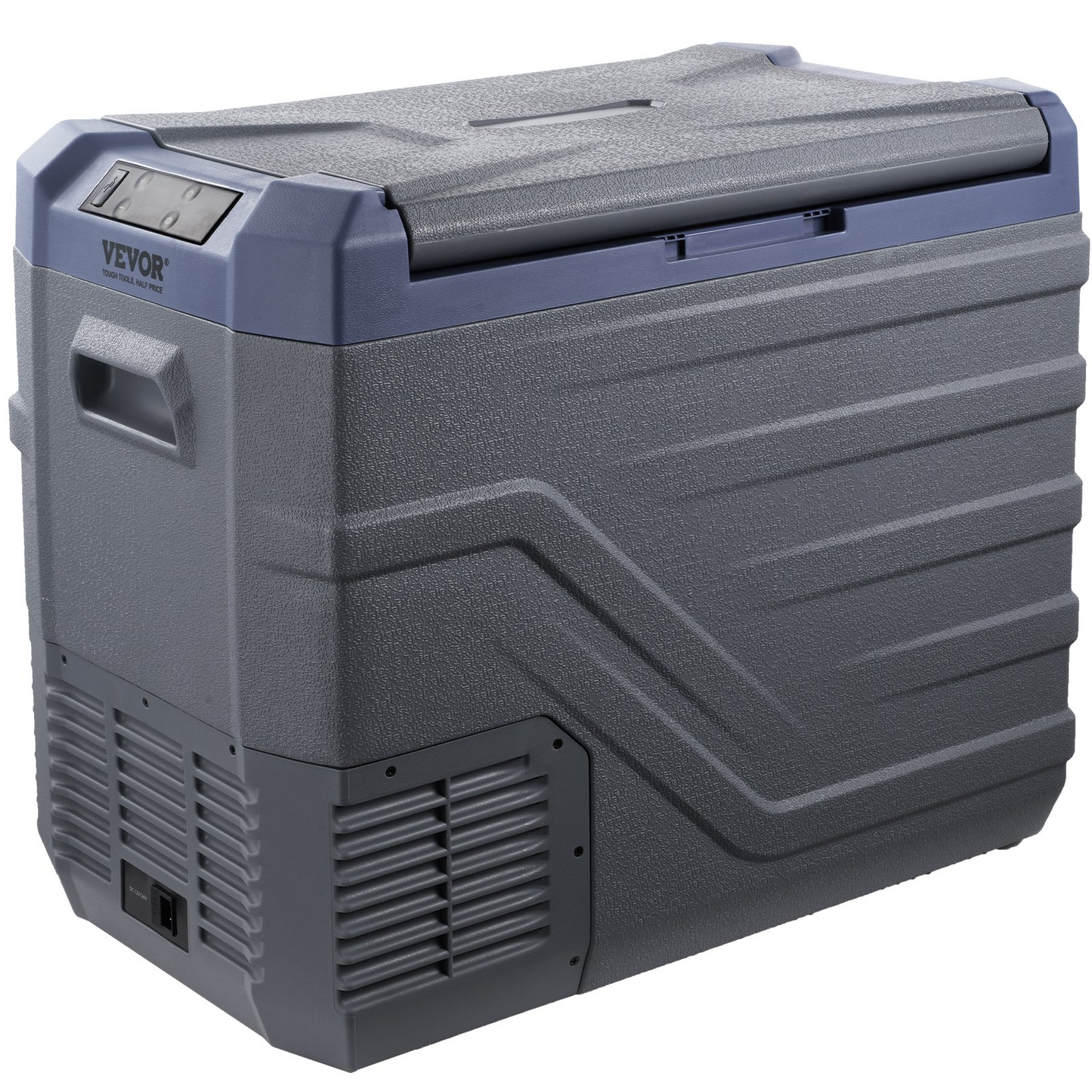 VEVOR 45L Portable Cooler, Single Zone, Compact Design for Home & Car