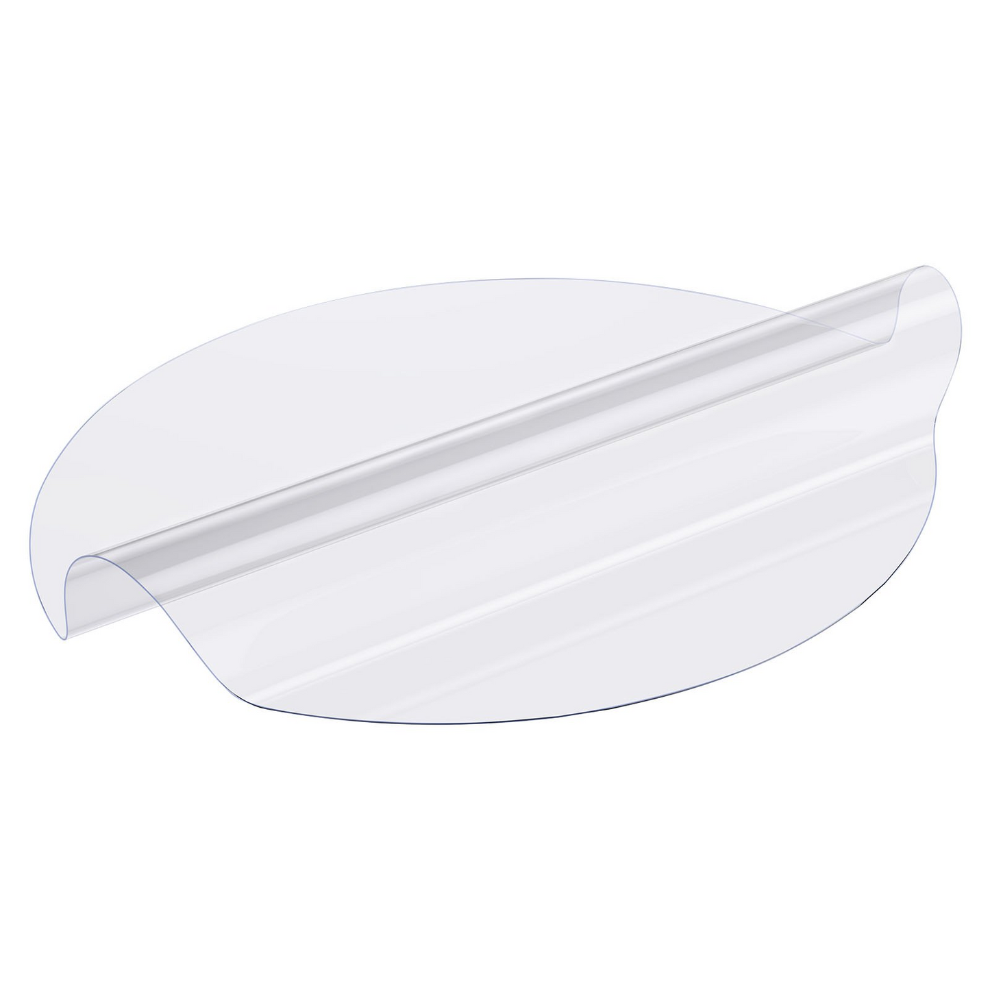 VEVOR PVC Table Protector 48 Inch Round Clear Plastic Desk Protector 2.0mm Thick