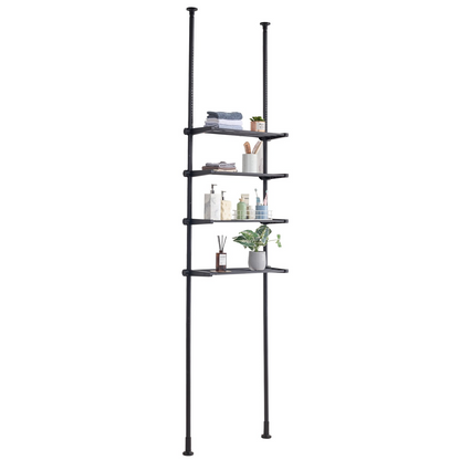 VEVOR Over the Toilet Storage 4-Tier Bathroom Shelf Rack Space Saver Organizer