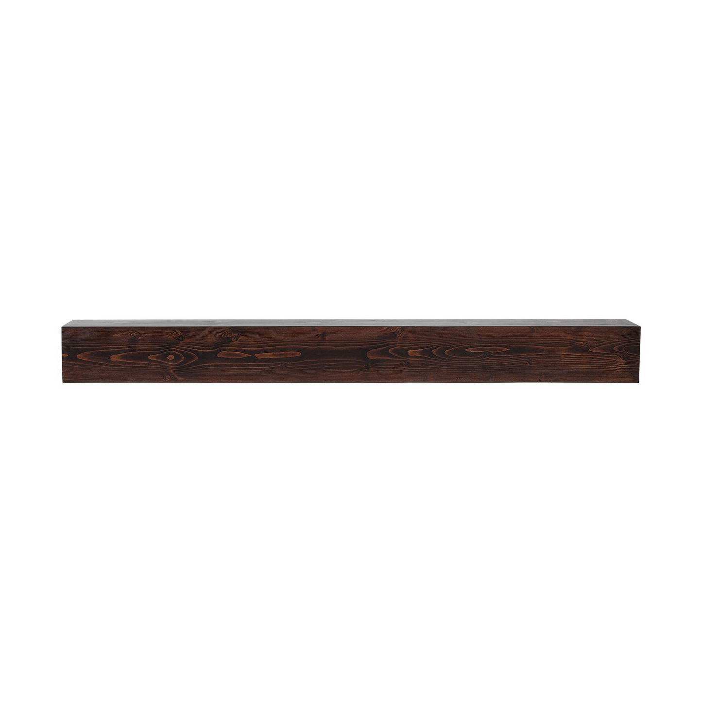 VEVOR Fireplace Mantel Wood Shelf Floating Rustic Fireplace Mantel 60" Brown