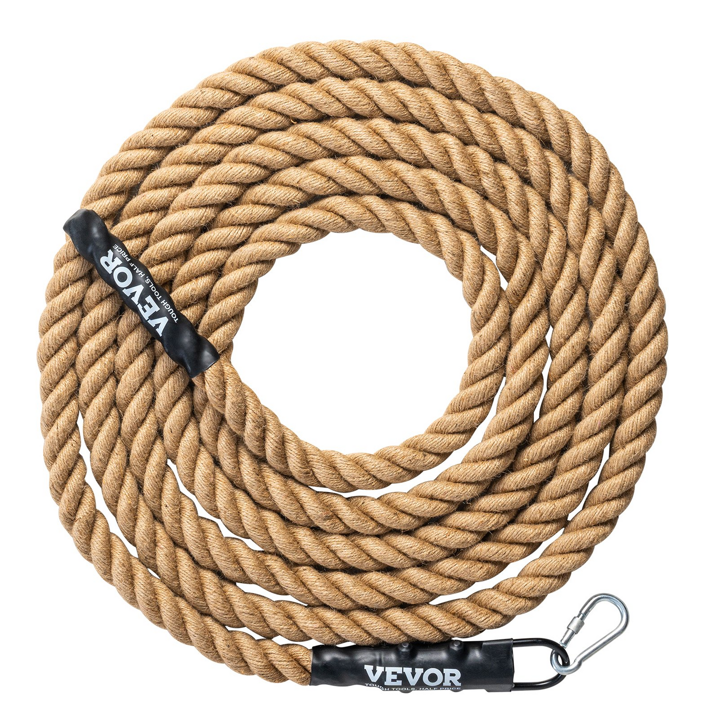 VEVOR 1.5"x25FT Gym Climbing Rope Fitness Strength Training Rope Home Exercise