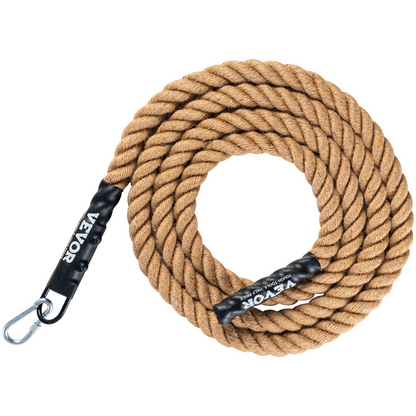 VEVOR 1.5"x15FT Gym Climbing Rope Fitness Strength Training Rope Home Exercise