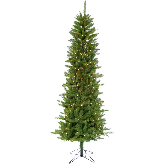 Christmas Time, 6.5' Winter Wonderland, Green Christmas Tree,ClrLEDLt,EZ