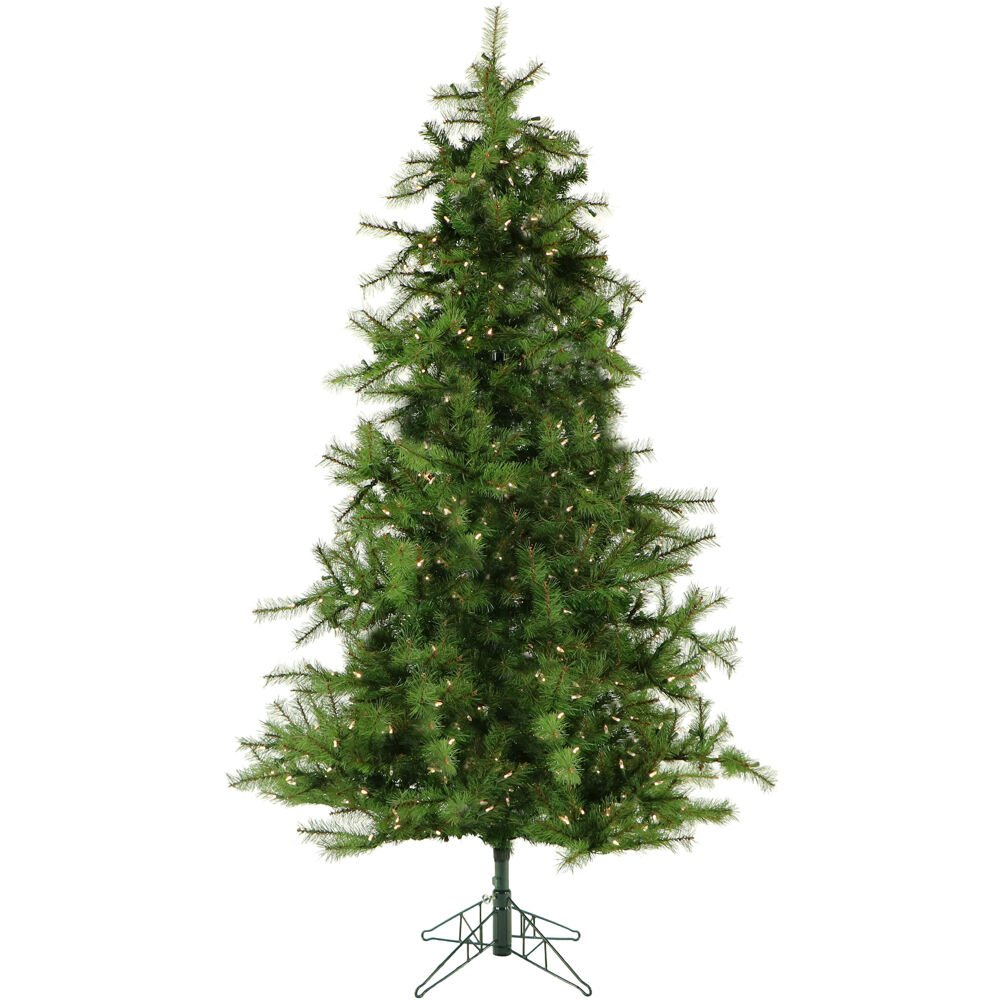 Christmas Time 7.0' Colorado Pine, Green Christmas Tree,ClrSmtLght,EZCnt