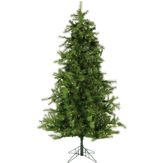 Christmas Time 7.0' Colorado Pine, Green Christmas Tree,ClrSmtLght,EZCnt