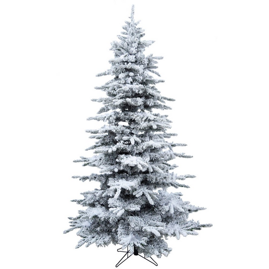 Christmas Time 7.5' Silverado Pine, Snowy Christmas Tree, No Light