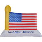 10ft Inflatable God Bless America Flag with Lights