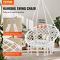 VEVOR Hammock Hanging Swinging Chair Macramé Hanging Chair for Indoor & Outdoor