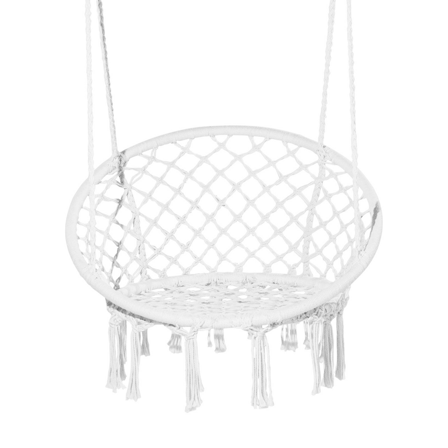 VEVOR Hammock Hanging Swinging Chair Macramé Hanging Chair for Indoor & Outdoor