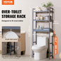 VEVOR Over the Toilet Storage 3-Tier Bathroom Shelf Rack Space Saver Organizer