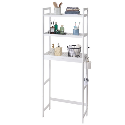 VEVOR Over the Toilet Storage 3-Tier Bathroom Shelf Rack Space Saver Organizer