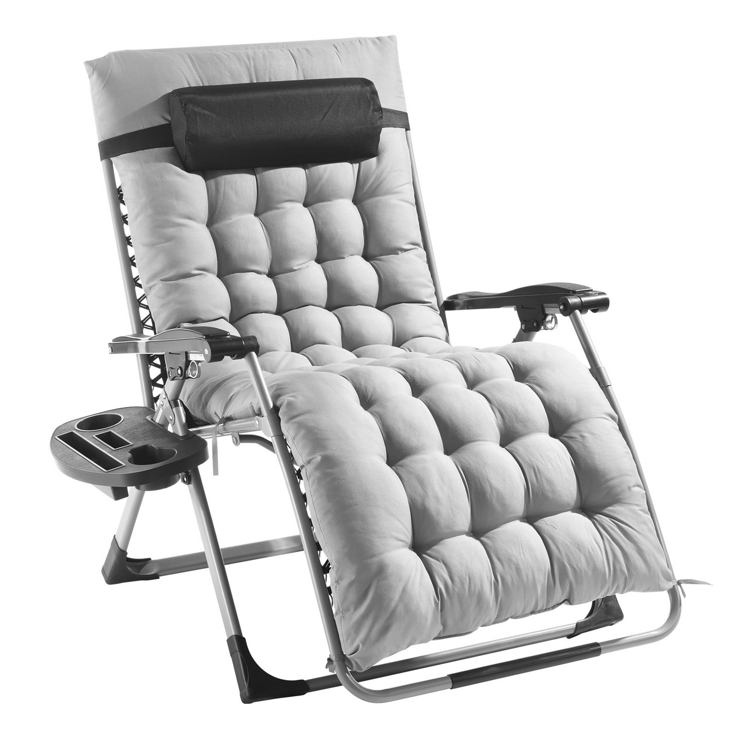 VEVOR Zero Gravity Chair 33" Zero Gravity Recliner Lounge Chair Indoor & Outdoor