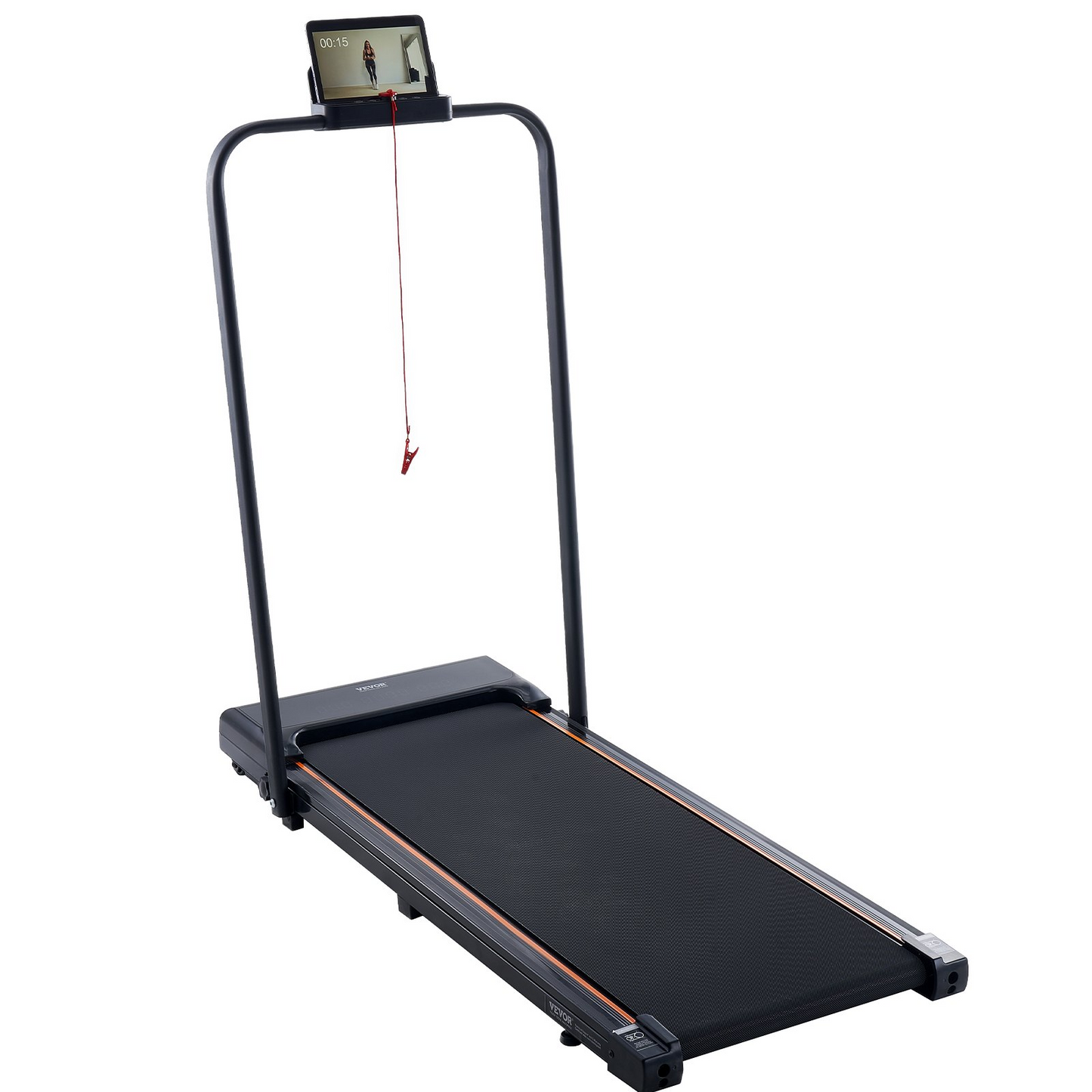 VEVOR Walking Pad Under Desk Treadmill with Handle Bar for Home Office