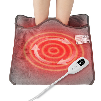 VEVOR Electric Heated Foot Warmer Double-Sided Foot Heating Pad 15.4" x 15.0"