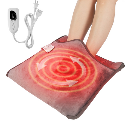 VEVOR Electric Heated Foot Warmer Double-Sided Foot Heating Pad 15.4" x 15.0"