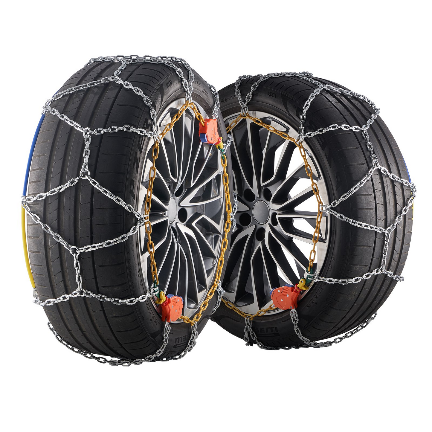 VEVOR Auto Tightening Snow Chains Diamond Mesh Anti-slip Traction Wheel Chains