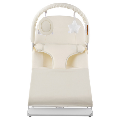 VEVOR Baby Bouncer Folding Bouncer Seat Chair for Babies 0-9 Months with Toy Bar