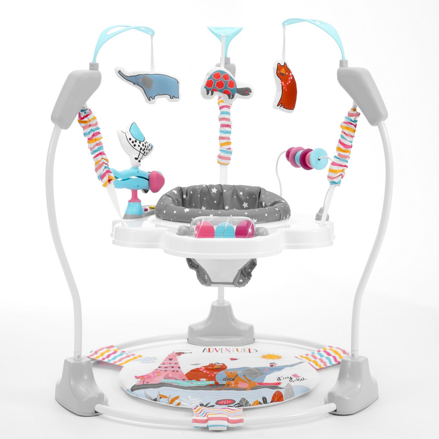 VEVOR Baby Bouncer Activity Center Baby Jumper Jumperoo with Toys Music Lights