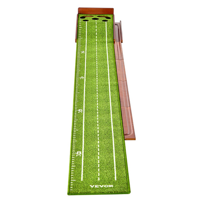 VEVOR 5 Hole Golf Putting Mat Indoor Golf Putting Green Golf Training Aid