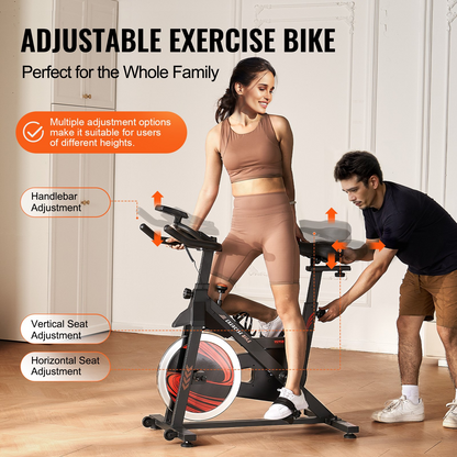 VEVOR Exercise Bike Magnetic Resistance Stationary Bike Indoor Cycling Bike