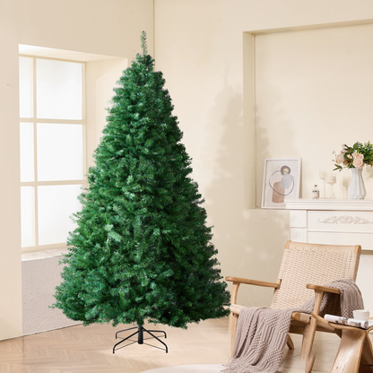 VEVOR 7.5ft Artificial Christmas Tree with 1346 Branch Tips