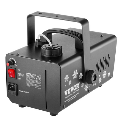 VEVOR Snow Machine 800W Handheld Hanging Snow Maker sprayer with LED Light for Holidays