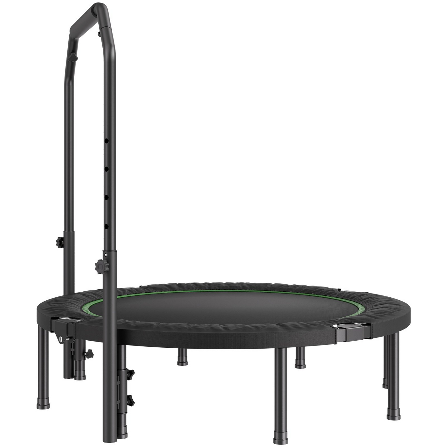 VEVOR 52" Foldable Mini Fitness Trampoline Adults Exercise Rebounder with Handle