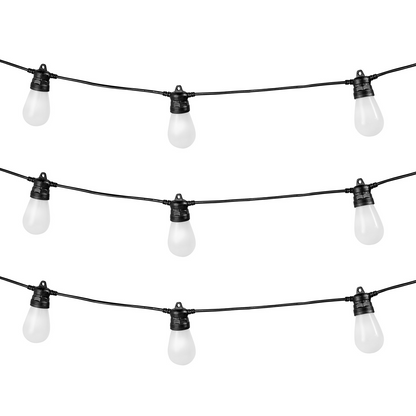 100FT RGB Outdoor String Lights Waterproof Patio Lights with APP Control