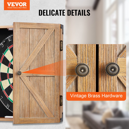 VEVOR Solid Wood Dartboard Cabine Official Size (Dartboard Not Included)