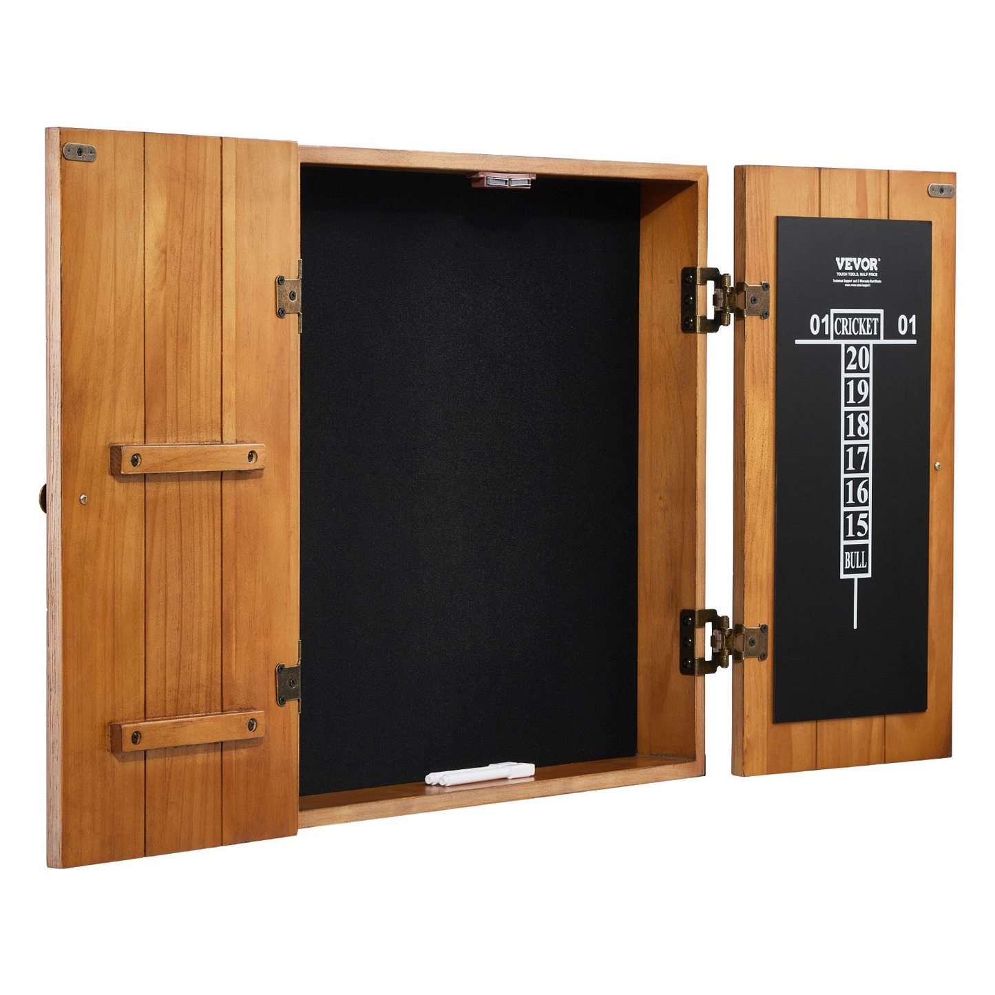 VEVOR Solid Wood Dartboard Cabine Official Size (Dartboard Not Included)