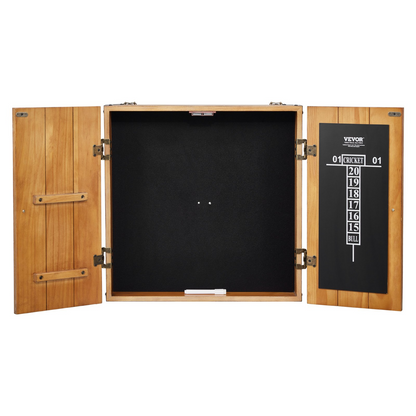 VEVOR Solid Wood Dartboard Cabine Official Size (Dartboard Not Included)