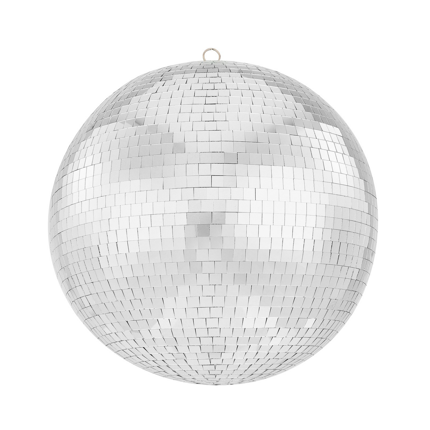 12" Mirror Disco Ball – Silver Party Ball with Hanging Ring for Events