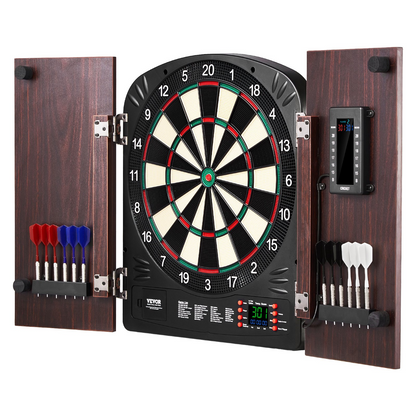 VEVOR Dartboard and Cabinet Set Complete with All Accessories Easy Assembly