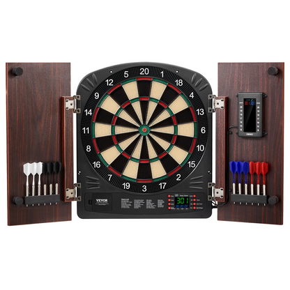 VEVOR Dartboard and Cabinet Set Complete with All Accessories Easy Assembly