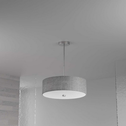 4LT Incandescent Pendant PC, Grey Shade - Stylish Lighting for Every Home