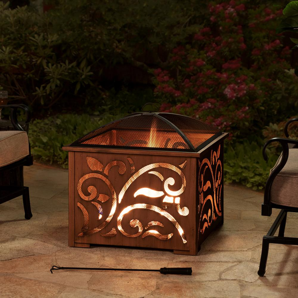 Sunjoy 26 Inch Fire Pit for Outside - Transform Your Backyard into a Relaxation Destination