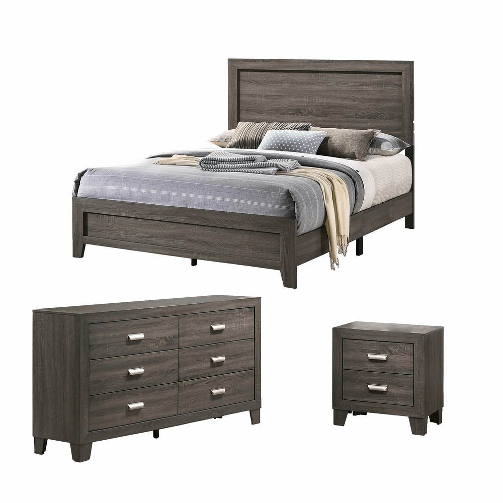 Anastasia 3 Piece Bedroom Set, Twin 🌟🛏️