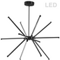 Sleek Minimalist 60W Chandelier with Acrylic Diffuser