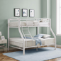 Heavy Metal Twin Full Bunk Bed - Sturdy Steel Construction