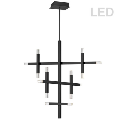 Francesca 42W Chandelier with Acrylic Diffuser | Contemporary Lighting