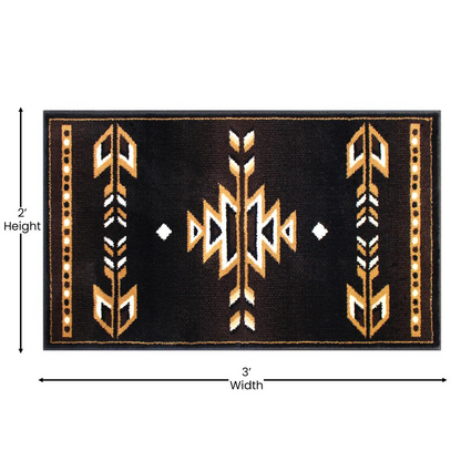 Buy Southwestern 2' x 3' Brown Area Rug – Perfect Accent for Your Home